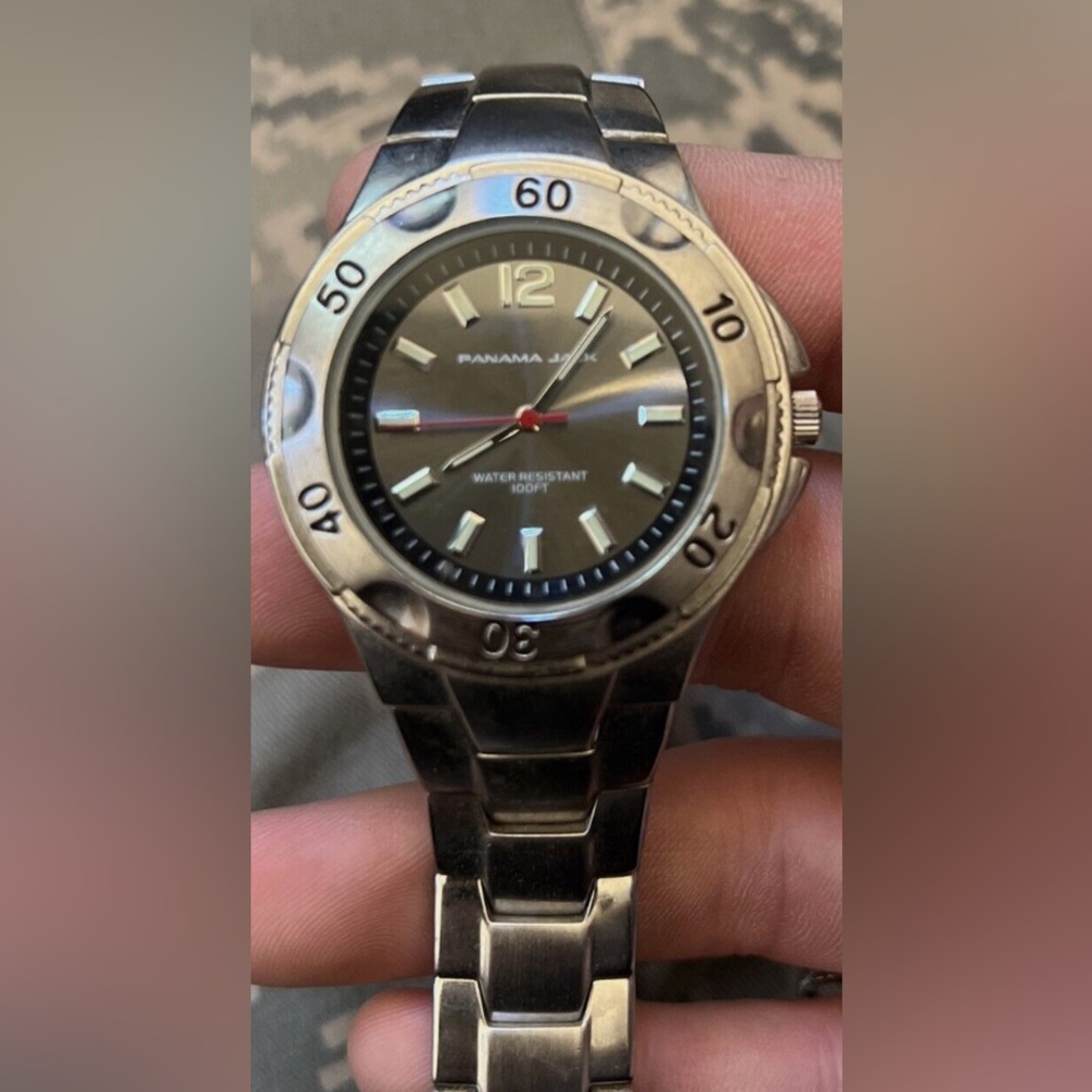 Panama Jack Watch With Stainless Steel Band